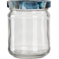 Faie Einkochglas 6-Tlg. Klatschmohn Blau Inhalt (L): 212 Ml
