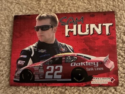 Nascar Driver/Owner Sam Hunt #22 Oakley Tank Lines Postcard