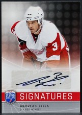 2008-09 Upper Deck Be a Player Signatures Andreas Lilja S-AL Auto 0619