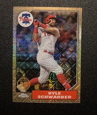 2022 Topps Update - 1987 Topps Chrome Silver Pack Mojo Kyle Schwarber #T87C-4