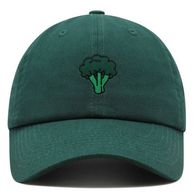 JPAK Broccoli Premium Dad Hat Premium Cotton Strapback Foodie Vegetable
