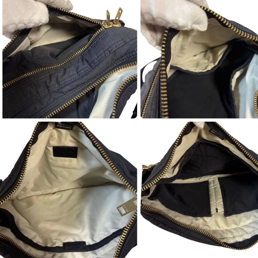 Excellent Condition PORTER DRAFT Shoulder Bag Bla… - image 13
