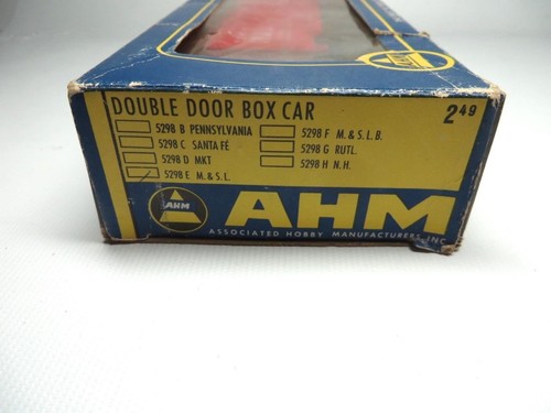 AHM/Rocco M&StL 4 Door "Wood Sided" Box Car Original Box Low Shipping - Picture 6 of 6