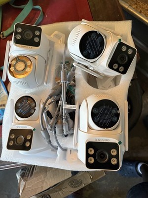 4x Cameras ONLY OOSSXX 5MP Definition Wired Security Outdoor Home Video
