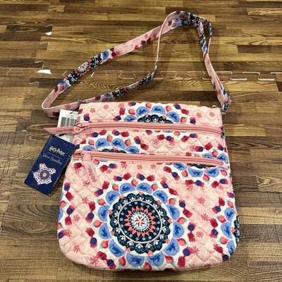 Vera Bradley Luna Lovegood Triple Zip Hipster Bag NWT