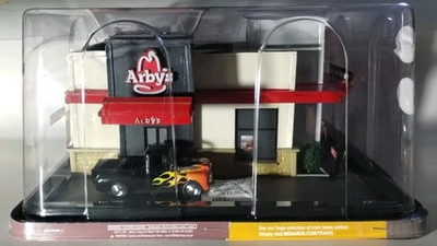 #ad Menards 279 6149 O Gauge Arby#x27;s Restaurant with 1951 Ford Model No. MC90852 $140.00