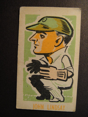 KIDDYS FAVOURITES POPULAR CRICKETERS #41 JOHN LINDSAY TRANS VAAL SOUTH AFRICA