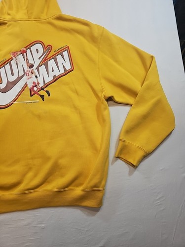 Nike Air Jordan Jumpman Sudadera con Capucha Cremallera Completa Chaqueta Amarilla "Hombre XL" Baloncesto - Imagen 15 de 18