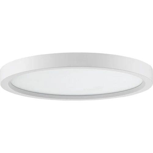 Quoizel OST1711 Outskirts 11"W LED Flush Mount Ceiling Fixture - Nickel - Picture 10 of 12