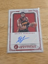 2020-21 Panini Chronicles Excalibur Apprentice Signatures Red #1 Bruno Fernando