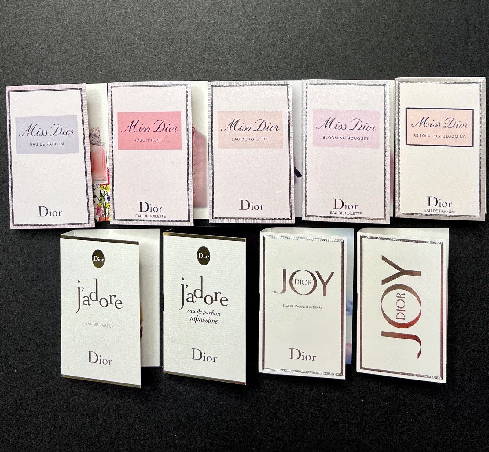 Dior Women’s Perfume Collection Sample Spray Vial 9pc Set eBay