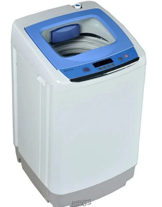 Arctic Wind - 0,9 ft³ Lavadora portátil de alta eficiencia en blanco/azul Foto 3 de 3