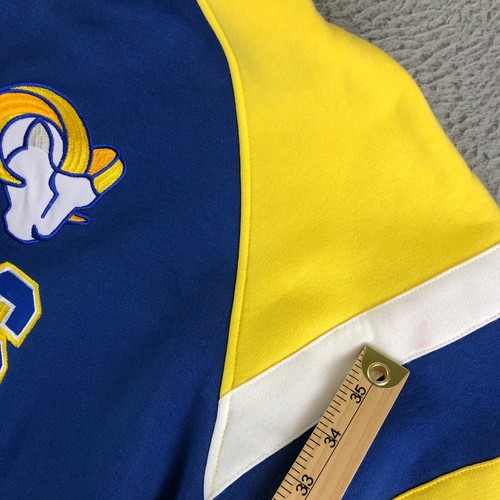 Starter Los Angeles Ram Hoodie Pullover Herren XL Blau NFL Football Lesen* - Bild 11 von 13