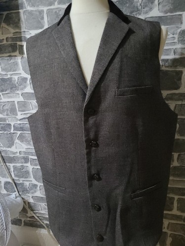 Cavani Mens Waistcoat Pit To Pit 58cm XL Brown - Picture 2 of 6