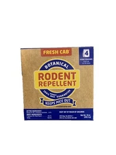 Fresh Cab Botanical Rodent Repellent - Eco Friendly & Scented - 4 Pouches