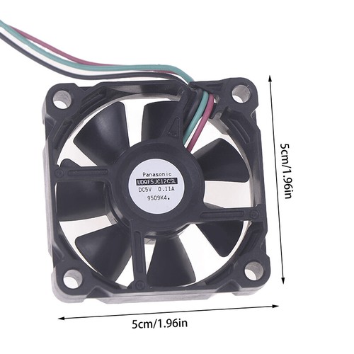 Automotive Headlamp Fan UDQF5JC12CSL 5015 5V 0.11A 3 Line Silent Hydraulic F _r1 - Afbeelding 4 van 11