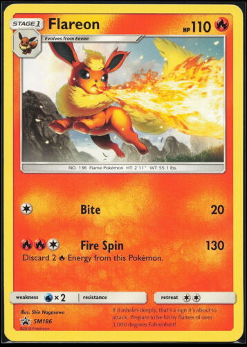 Flareon SM186 Promo SM Promos Pokemon Card