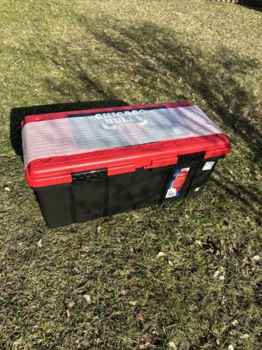 Vtg 90s Jordan Chicago Bulls Suncast Foot Locker Storage For Shoes Hats-NOS-NEW!