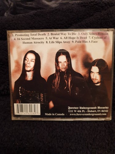 Paganizer. Promoting total death, rare Canadian heavy metal CD. - Imagen 2 de 3
