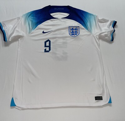 2022 England Home Jersey #9 KANE size Large Nike Soccer Football