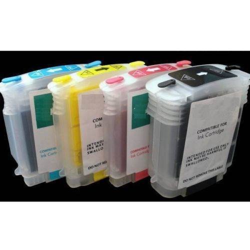 Full Refillable Ink Cartridges for HP 88XL 88 with Auto Reset Chips - 4pk (BCMY) - Picture 1 of 1