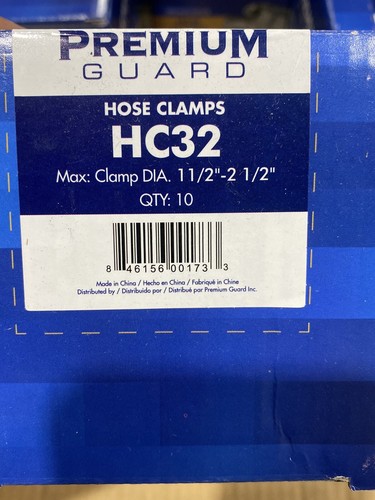 Hose Clamps Premium Guard ( 10-Boxes ) HC32 New 100 Clamps Total - Picture 2 of 5