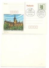 100440 - Ganzsache P 109 - Bildpostkarte Schwerin - Ausgabetag, Berlin 18.9.1990