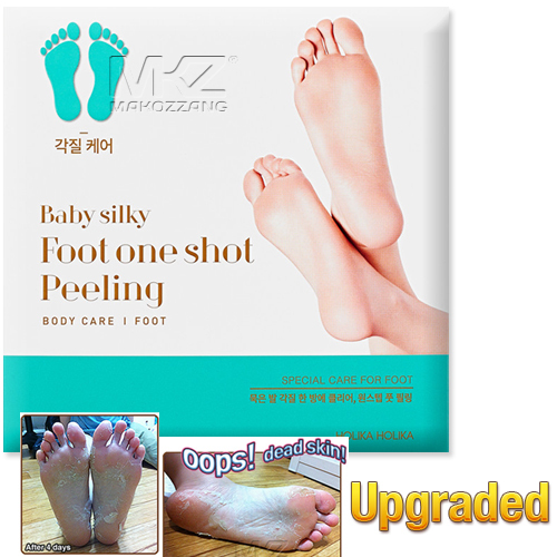 Holika Holika Baby Silky Foot One Shot Peeling Masks Pack Exfoliator Scrubs Peel