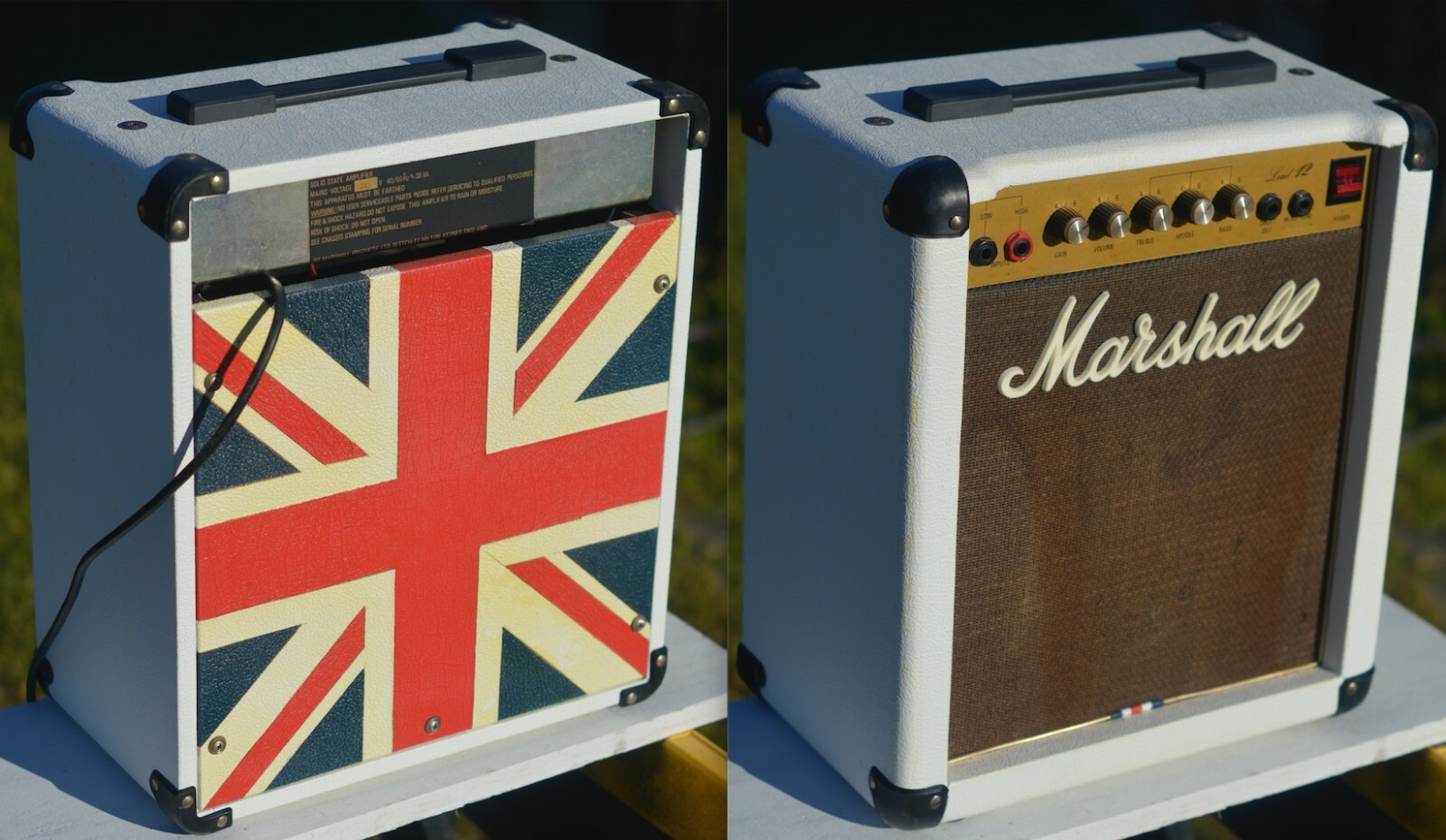 SOLD 1988 Marshall Lead 12 Combo Amp, Model 5005 in White Tolex 