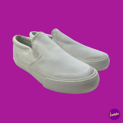 Levi's Damen Slipper Sneaker, Canvas, Off White, UK 6 | EU 39 | US 7,5