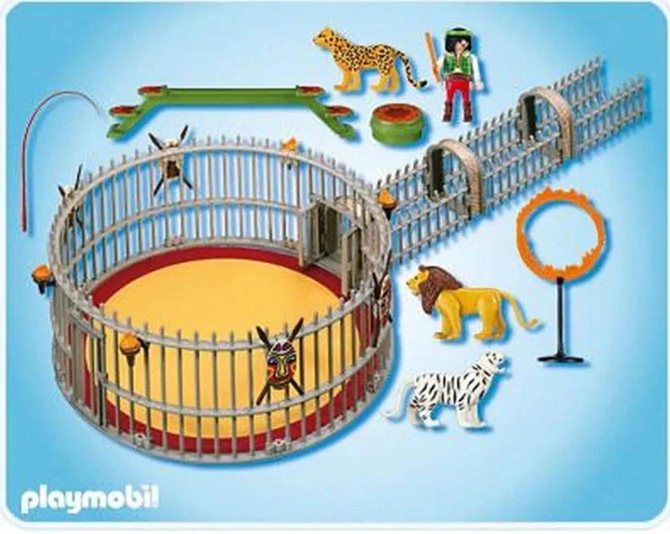 Playmobil 4230 Circus Big Top Tent Set Great Condition AND TRAINING CAGE. COMPLE - Image 3 of 4