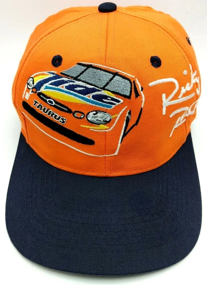 RICKY RUDD шляпа оранжевый синий регулируемый крышка Nascar - Изображение 3 из 4