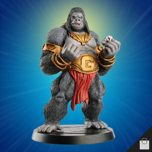 Figurine statue en métal Gorilla Grodd rare scellée Eaglemoss DC Comics 1:21 - Photo 1 sur 3