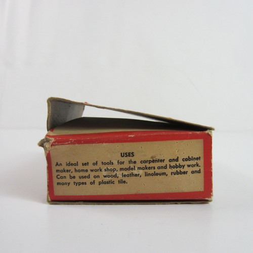 Little Giant Razor Blade Planer Set With Box Flat and Curved Vintage - Imagen 4 de 9