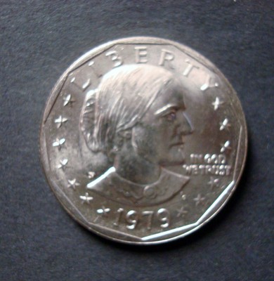 Anthony Dollar Choice Uncirculated in Cellophane from Mint Set 1979 P Susan B