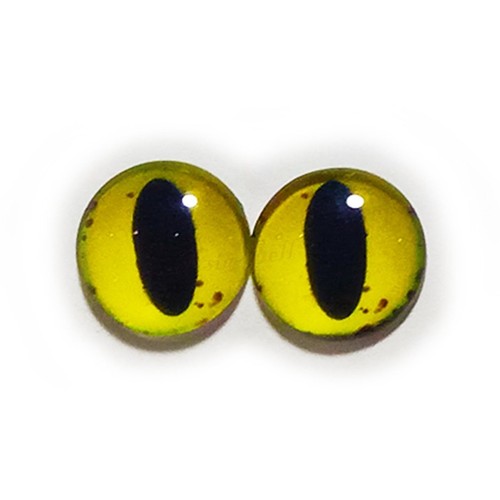 10pcs 6mm 8mm 10mm 12mm Glass Eye Cabochon Lizard Cat Frog Animal Flat Dome Eye - Picture 23 of 72