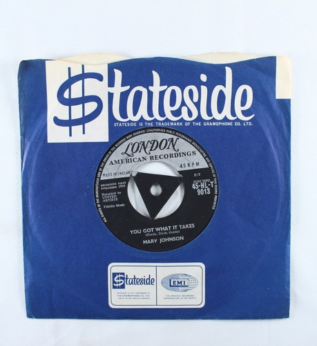 MARV JOHNSON - YOU GOT WHAT IT TAKES - 1959 UK VINYL 7 45 RPM SINGLE - G+/VG+