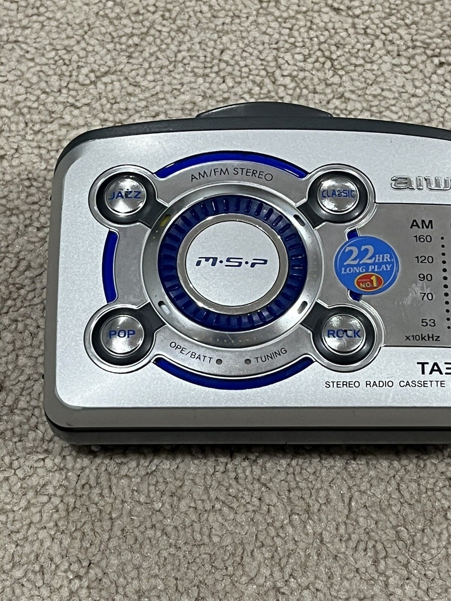 Aiwa HS-TA303 Vintage Stereo Radio Cassette Player Very Rare