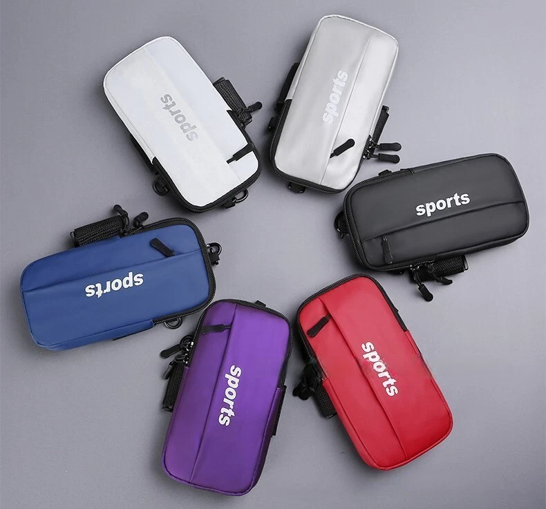 Brazalete Soporte para Teléfono Celular Deportivo Brazalete Banda Estuche Bolsa para Correr Cuero PU Nuevo Foto 3 de 4