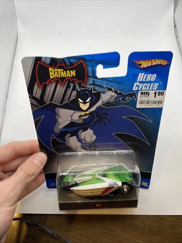 Hot Wheels Hero Cycles - Batman Motorcycle Green DC Comics - Picture 6 of 6