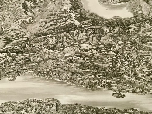 1831 Atlas of the Alps, Switzerland, Delkeskamp, 9 aquatints in card folder - Picture 4 of 12