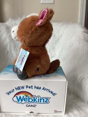 WEBKINZ NEXT ROCKY MOUNTAIN HORSE WK00014-NEW W/ SEALED CODE & BOX