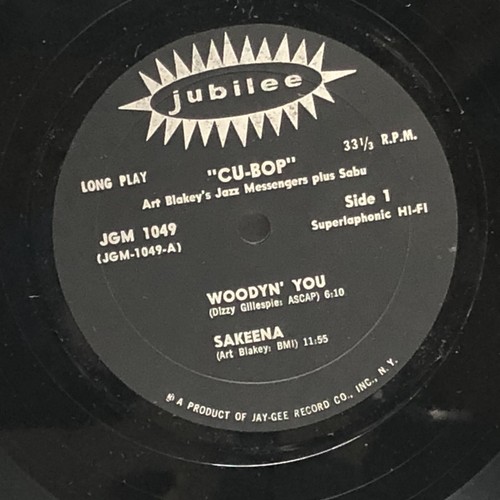 Art Blakey/Jazz Messengers-Cu-Bop-Jubilee 1049-SABU MONO - Imagen 3 de 4