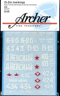 MW22 ARCHER 35151 IS2 - MARKIERUNGEN DECAL  DECAL