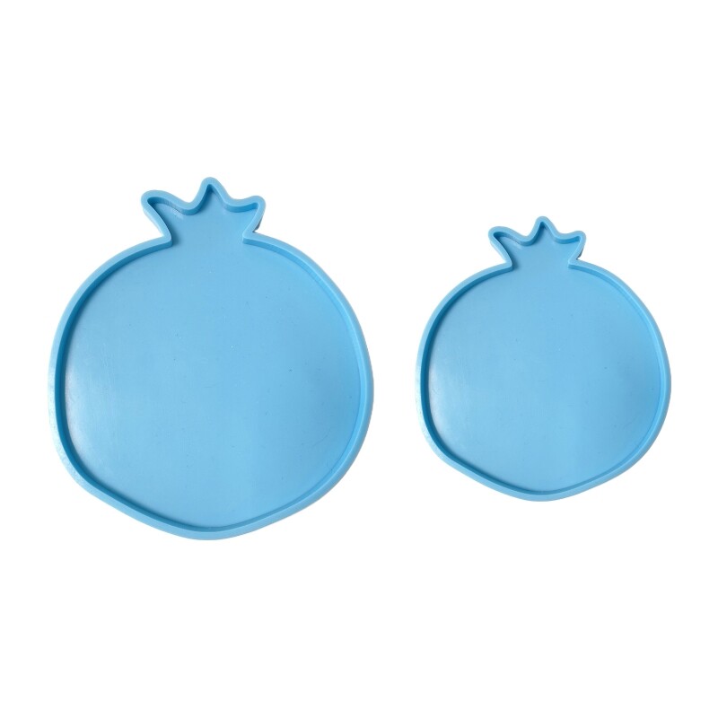 Pomegranate Geode Epoxy Resin Mold Handmade Cup Mat Silicone