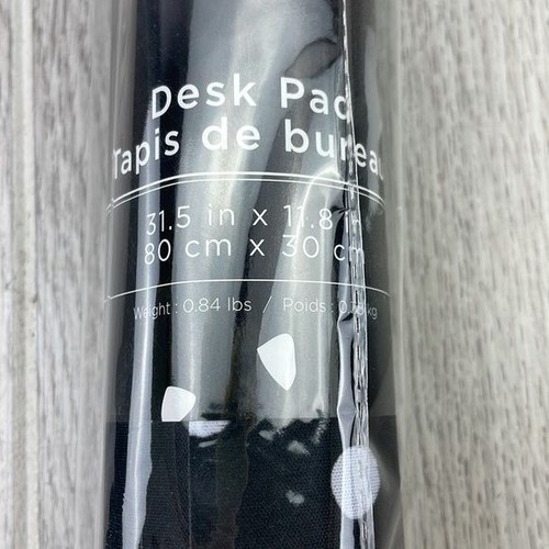 Soar Tech Elevated Desk Pad, black w/ white polka dot, 31.5 in x 11.8