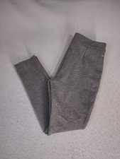 Tommy Hilfiger Womens Pants Small Gray Pleated Side Zip Solid Skinny Ankle