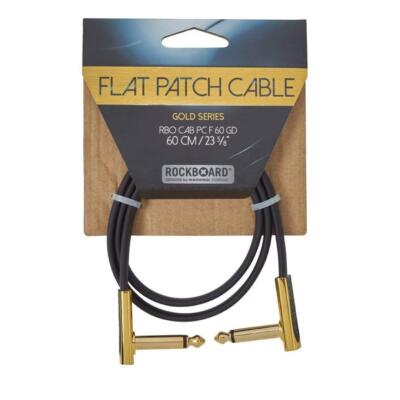 RockBoard Flat Patch Cable | Gold | 60cm (23.62'')