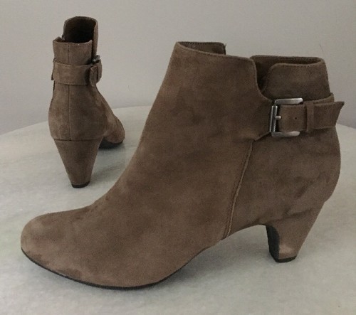 Sam Edelman Tan Suede Ankle Bootie Women's Size 9.5 - Picture 11 of 11