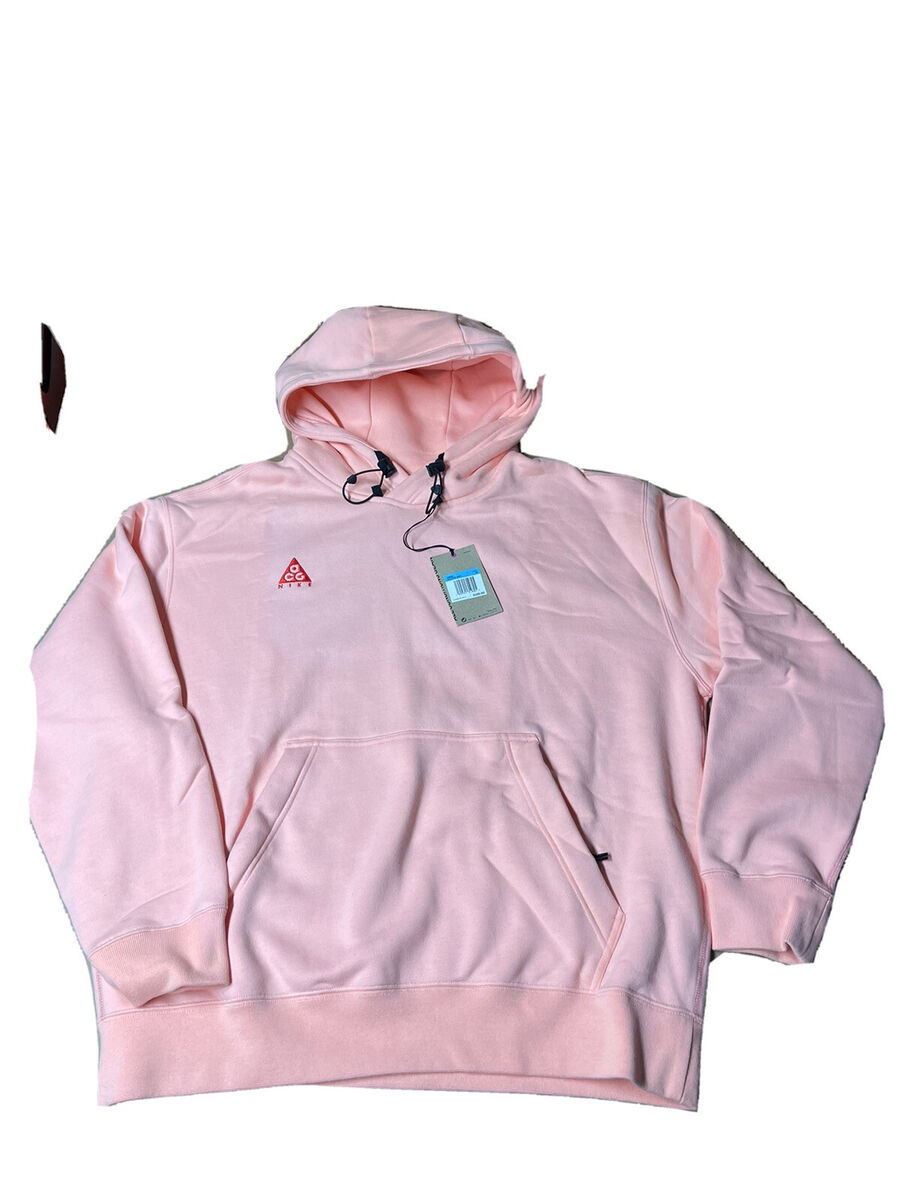 Nike ACG Fleece Pullover Hoodie Size Medium Bleached Coral Nike ACG Fleece Pullover Hoodie Size Medium Bleached Coral